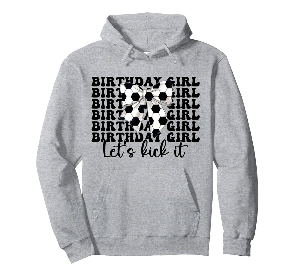 Soccer Soccer Mom Coquette Birthday Hoodie - Streetwear Style Men Women