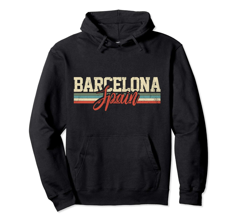 Barcelona Spain Gift Hoodie - Streetwear Style for Adults