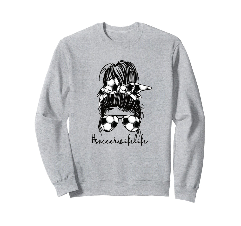Soccer Wife Life Best Soccer Player Sweatshirt - Graphic Print Men Women