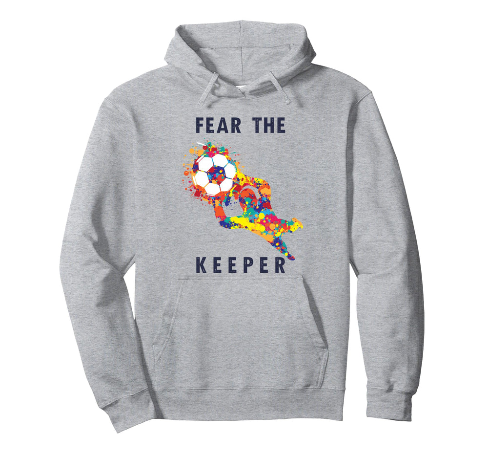 Soccer Ball Funny Goalie Keeper Hoodie - Custom Art Print Unisex