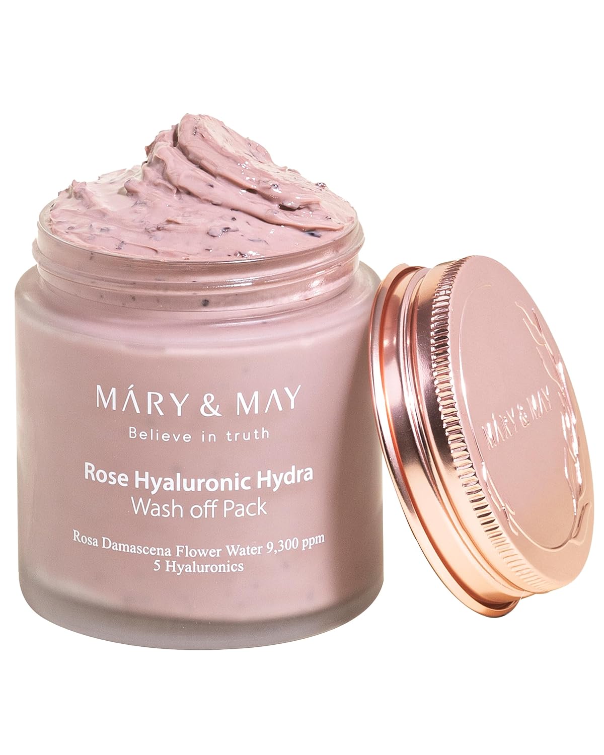 Mary & May Vegan Rose Hyaluronic Hydra Wash Off Pack - Snipetell
