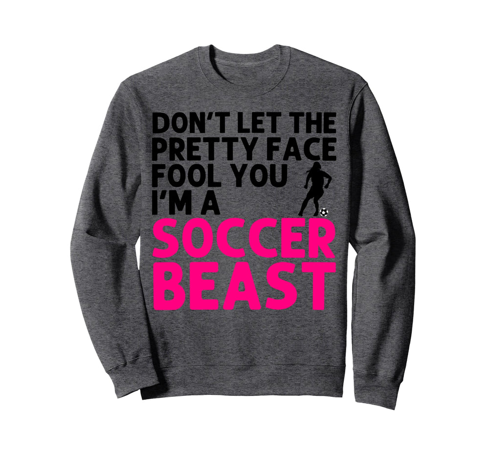 Soccer Art Teen Goalie Soccer Player Sweatshirt - Trendy Graphic Unisex