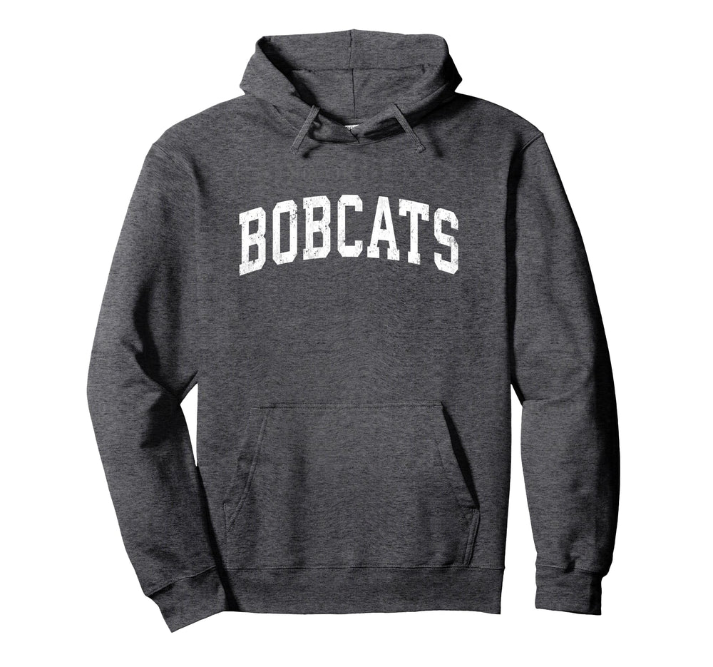 Bobcats Mascot Athletic Sports Name Hoodie - Graphic Print Men Women