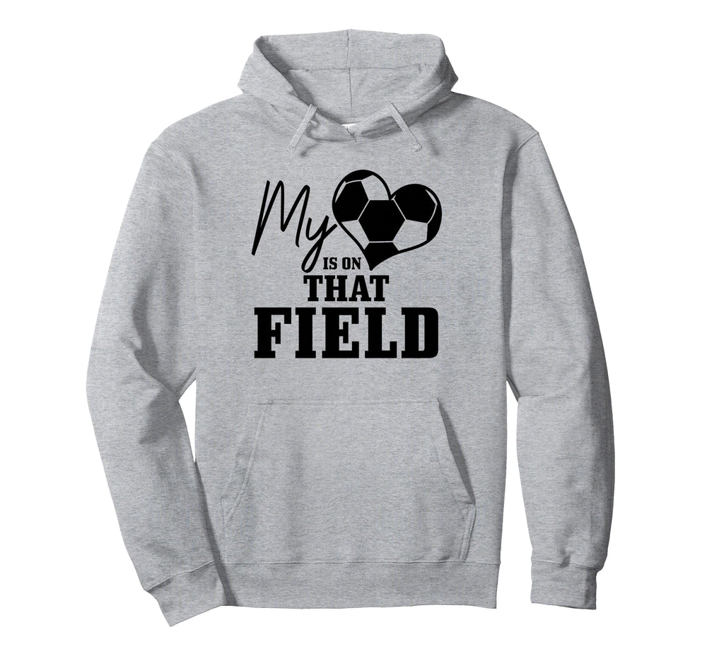 Soccer Mom My Heart Is That Field Coach Hoodie - Novelty Apparel Men Women