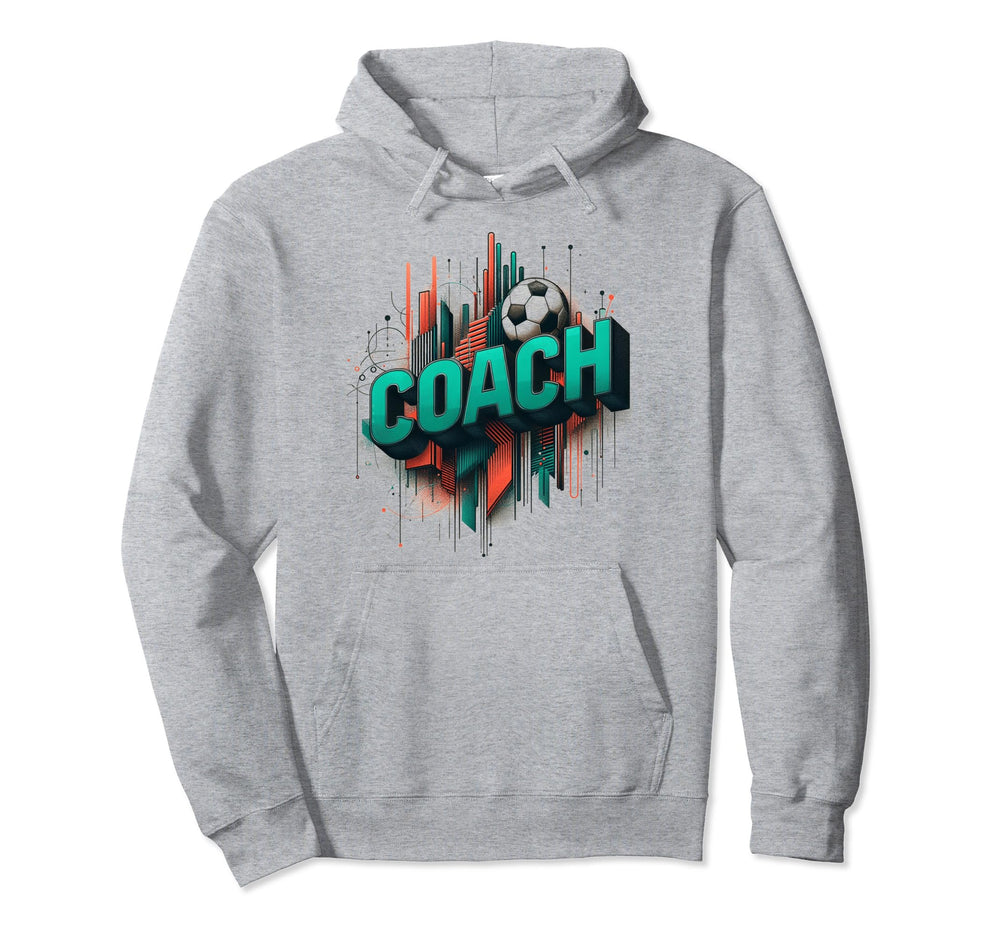Soccer Coach Training Coaching Hoodie - Novelty Apparel for Adults
