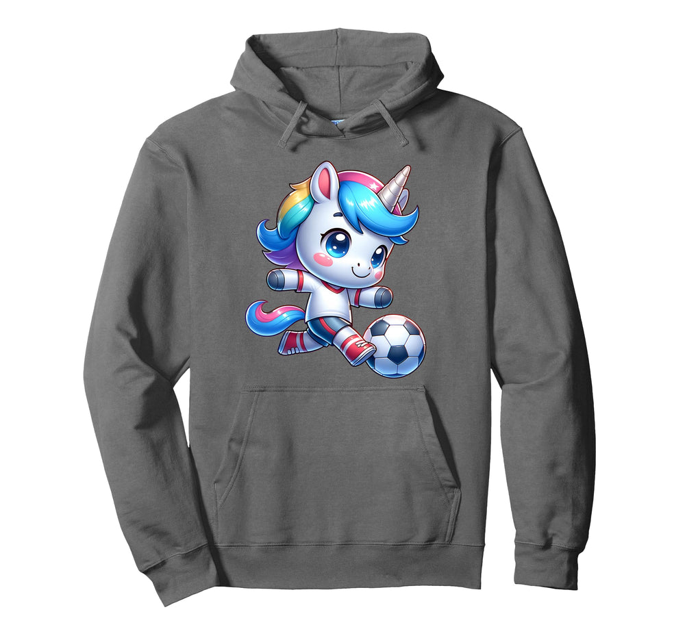 Footballer Unicorn Fans Soccer Team Hoodie - Streetwear Style for Adults
