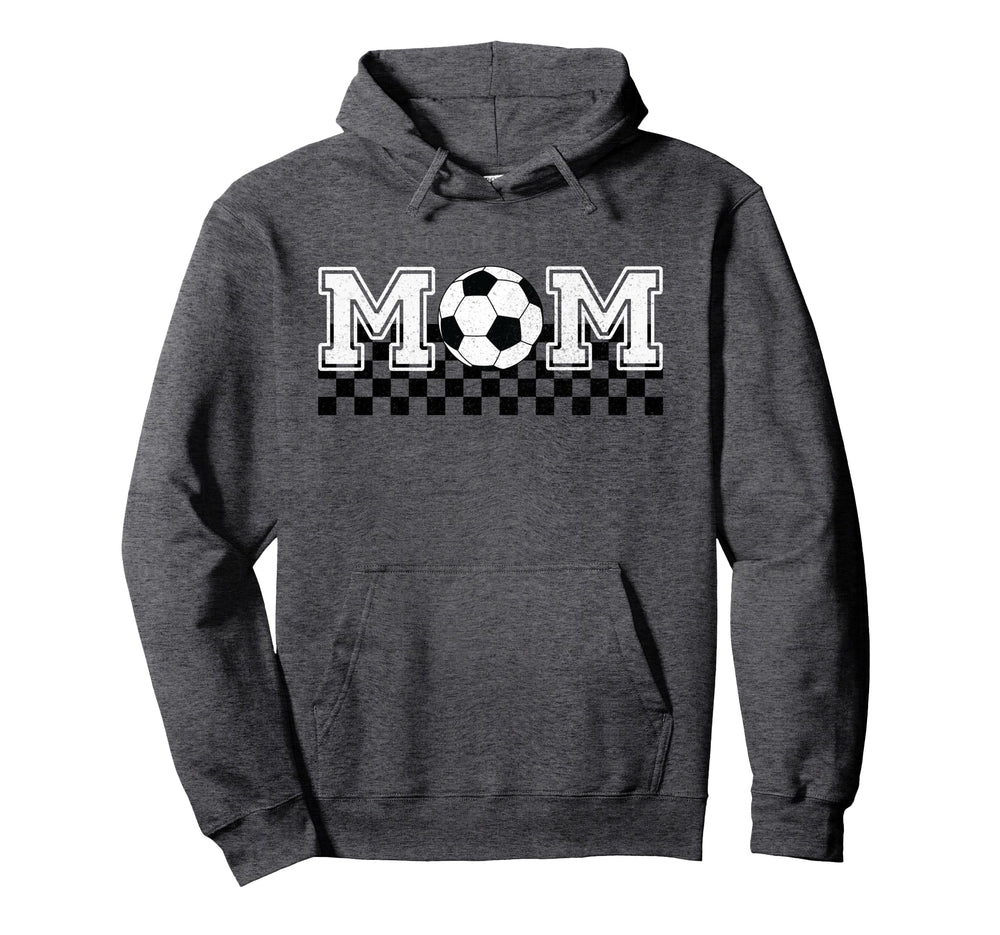 Soccer Mom Soccer Mama Checkered Mothers Hoodie - Graphic Print Men Women