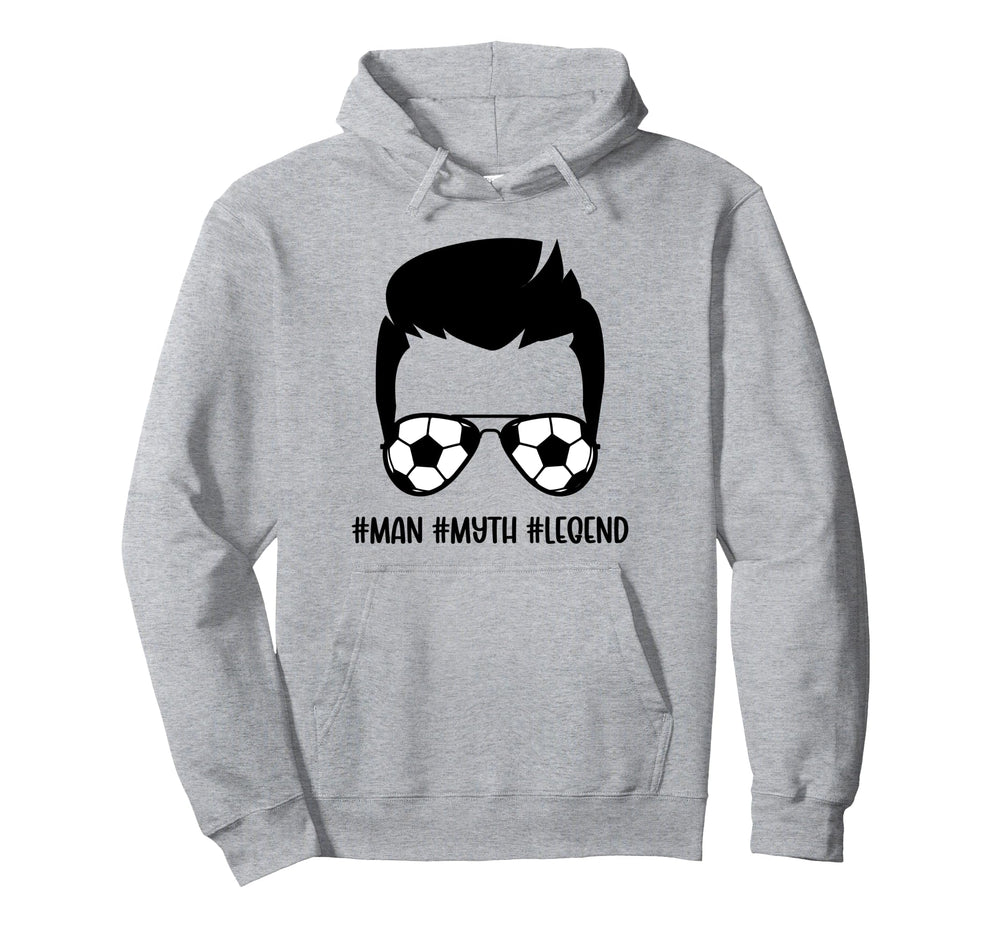 Soccer Dad Football Dad Fathers Day Hoodie - Trendy Graphic Men Women
