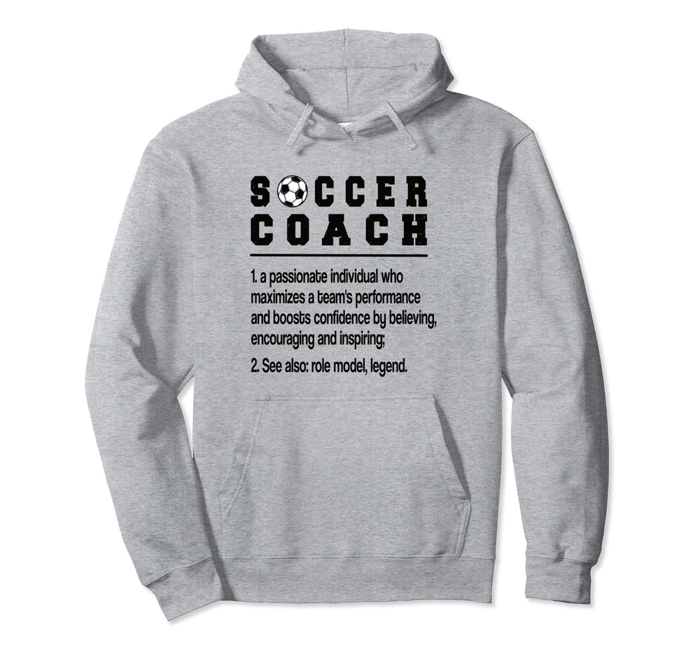 Soccer Coach Definition Soccer Hoodie - Aesthetic Graphic Men Women