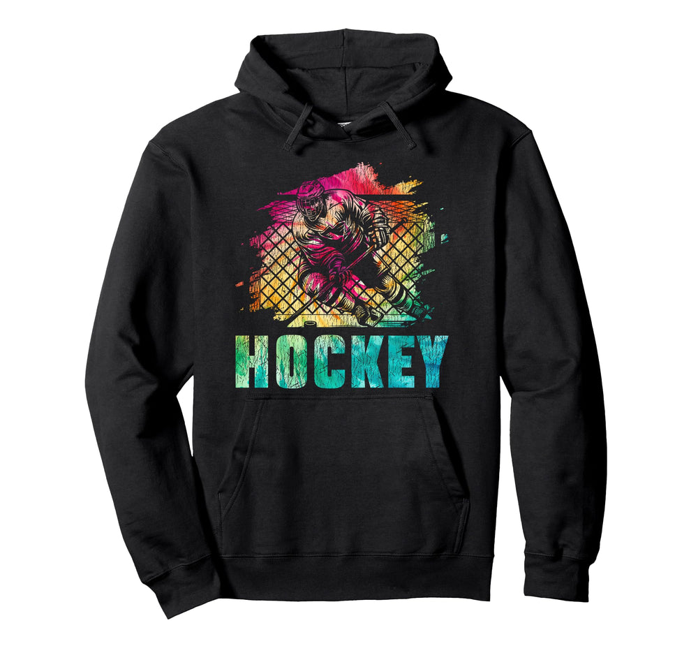 Ice Hockey Goalie 80S 90S Goalkeeper Hoodie - Unique Graphic for Adults