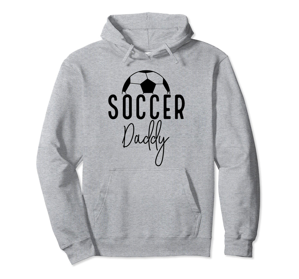 Soccer Dad Daddy Player Coach Fan Game Hoodie - Minimalist Print Unisex