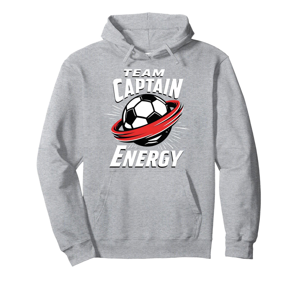 Team Captain Energy Soccer Hoodie - Trendy Graphic Men Women