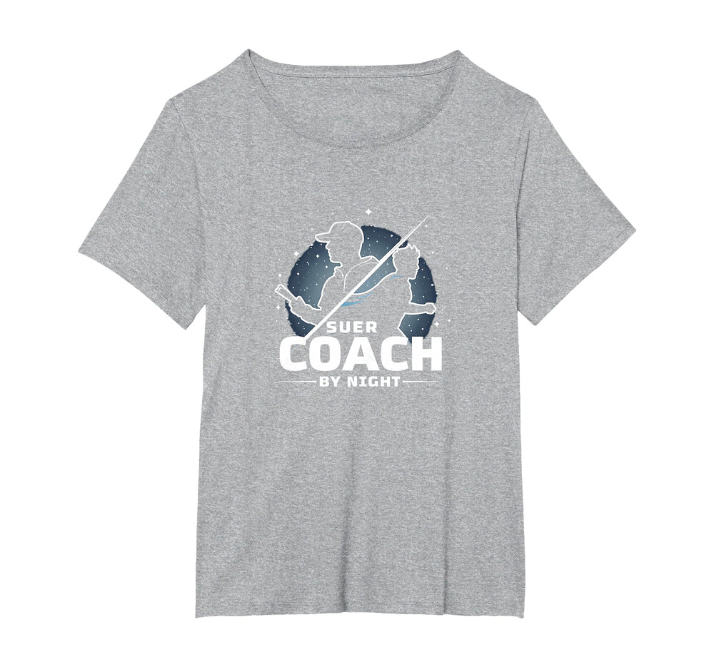 Soccer Coach Day Superhero Night Starry T-Shirt - Graphic Print Unisex