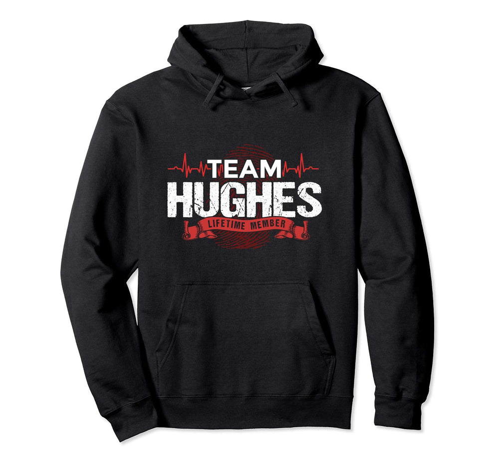 Hughes Team Family Reunions Dna Hoodie - Fun Novelty Design for Adults