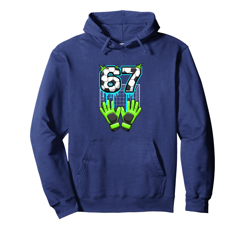 Thanksgiving 67 Six Seven Soccer Hoodie - Custom Art Print Men Women