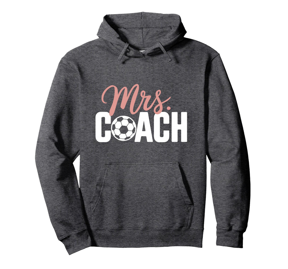 Mrs Soccer Coach Coaches Wives Hoodie - Streetwear Style for Adults