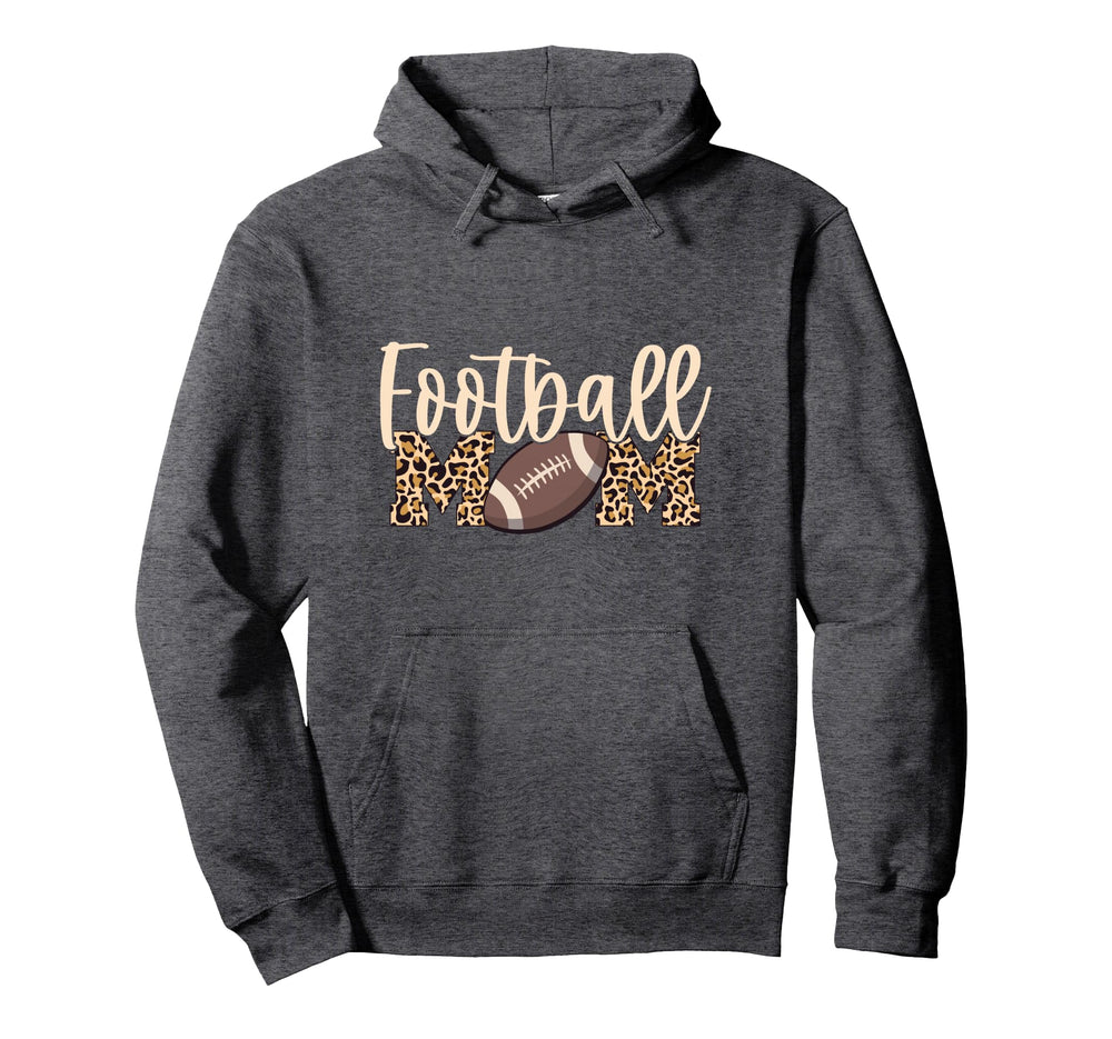 Football Mom Leopard Hoodie - Fun Novelty Design Men Women
