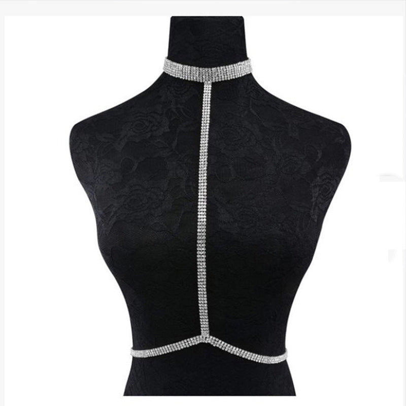 Bikini Body Cha Sexy Rhinestone Summer Exquisite Sexy Necklace Jewelry Accessories
