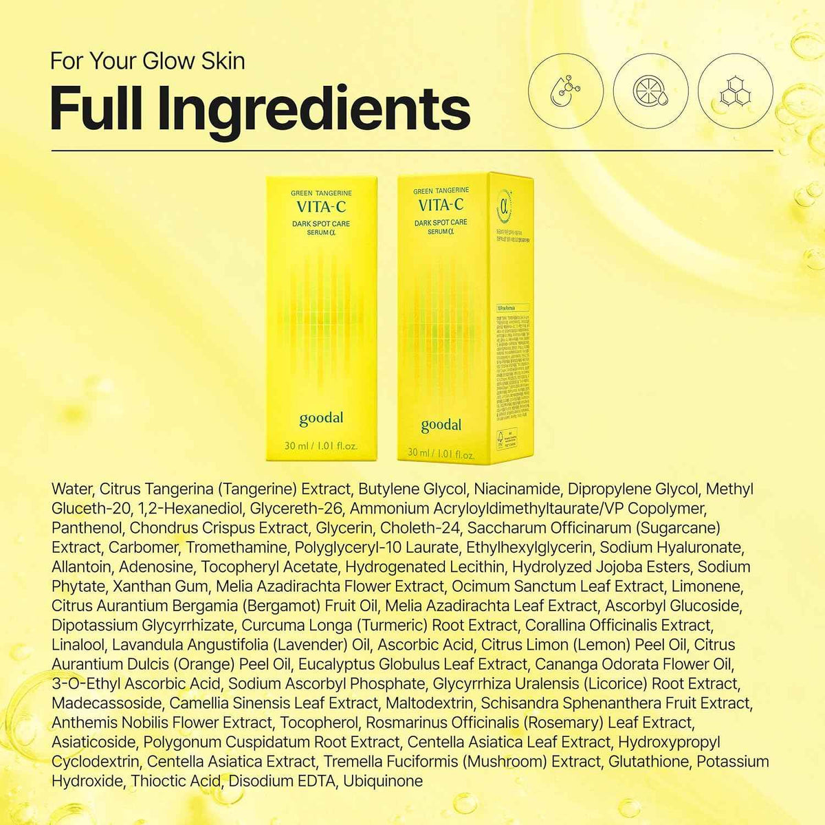 Goodal Green Tangerine Vitamin C Dark Spot Serum Alpha