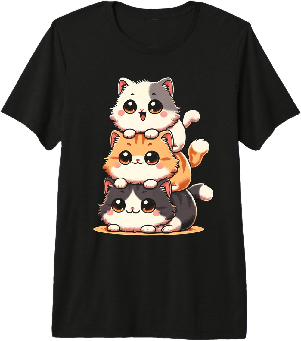 Handcrafted Pile Kitty Cats Pile Sweatshirt - Trendy Graphic for Adults