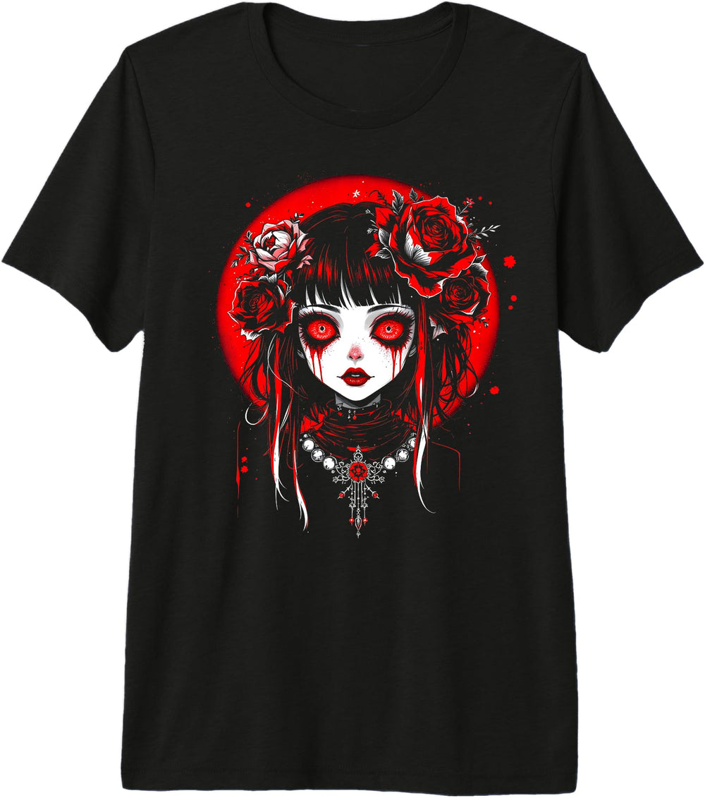 Authentic Horror Anime Manga Gothic T-Shirt - Novelty Apparel Men Women