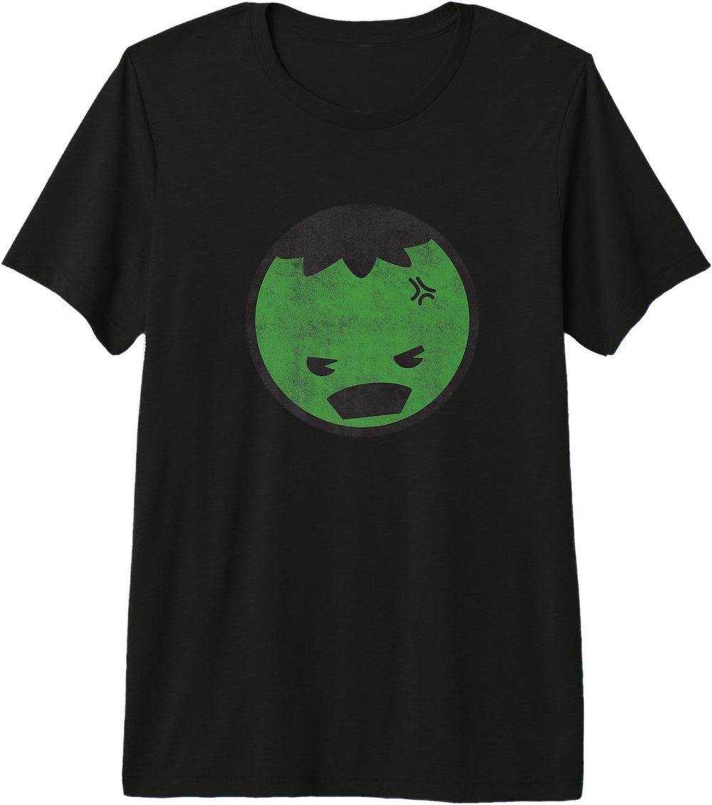 Marvel Kawaii Hulk Chibi Angry Face Sweatshirt - Novelty Apparel Unisex