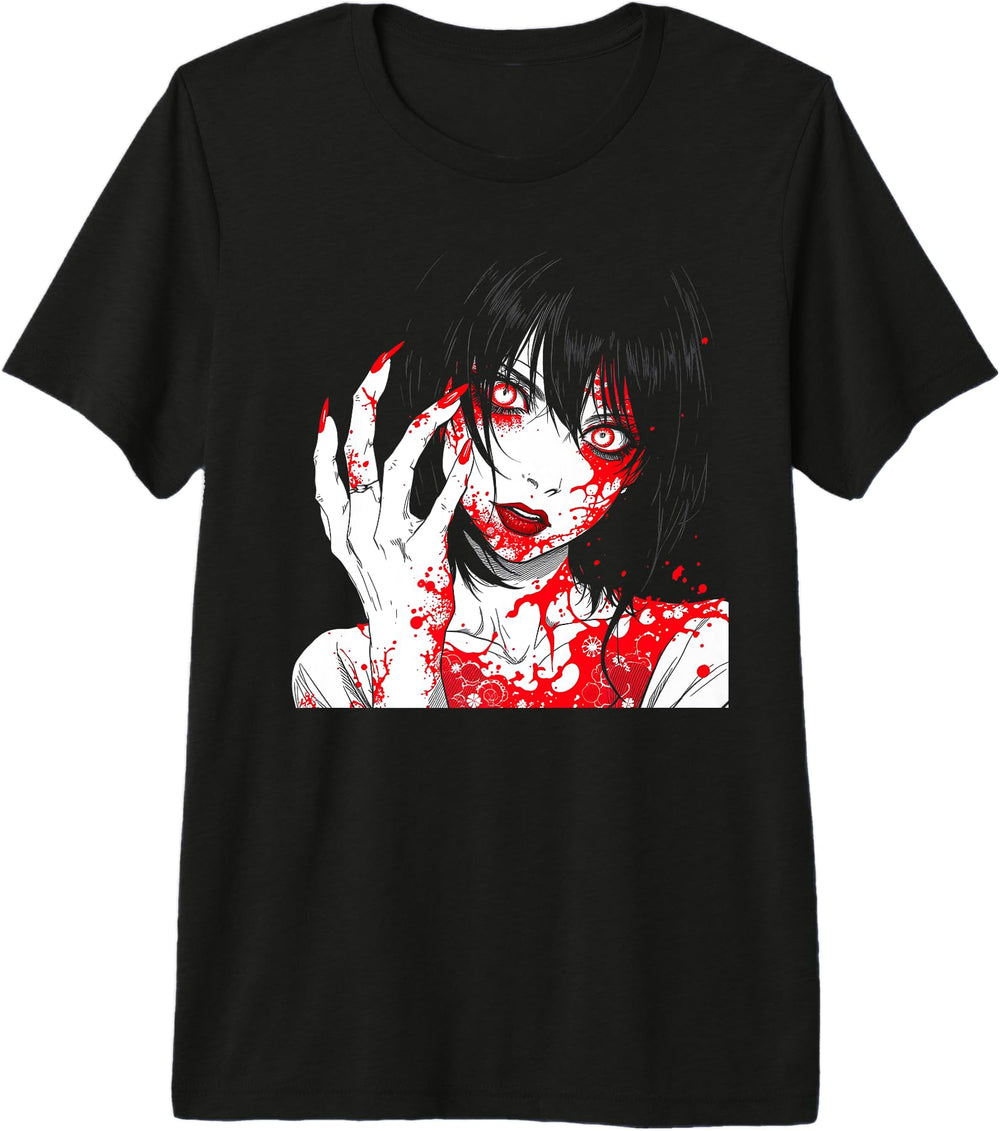 Original Horror Anime Manga I T-Shirt - Casual Everyday Wear Men Women