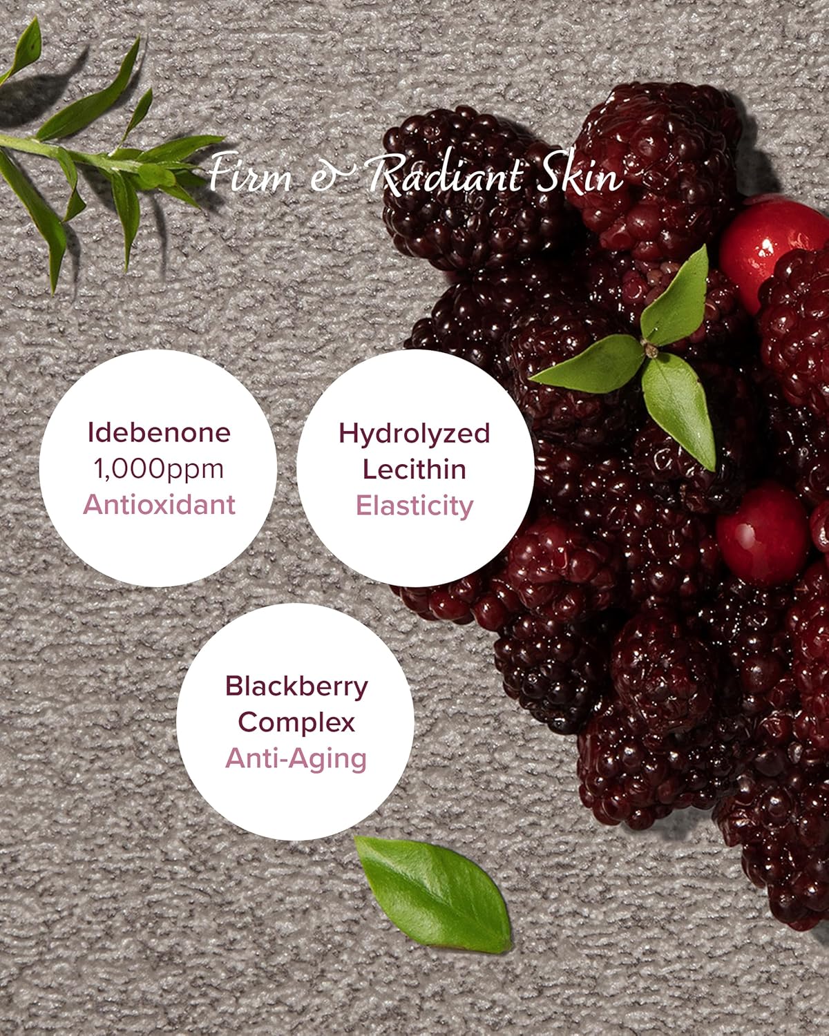 Mary & May Vegan Idebenone+ Blackberry Complex Serum - Snipetell