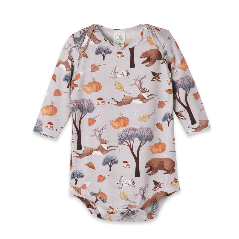 Forest Frolic Baby Bodysuit - Bamboo Autumn Tesa Babe