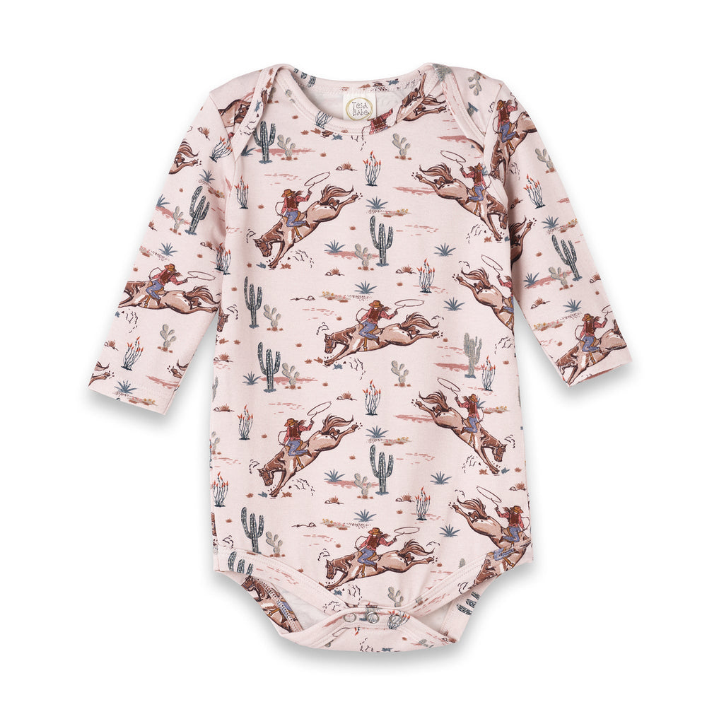Prairie Princess Baby Girl Western Bamboo Bodysuit Tesa Babe