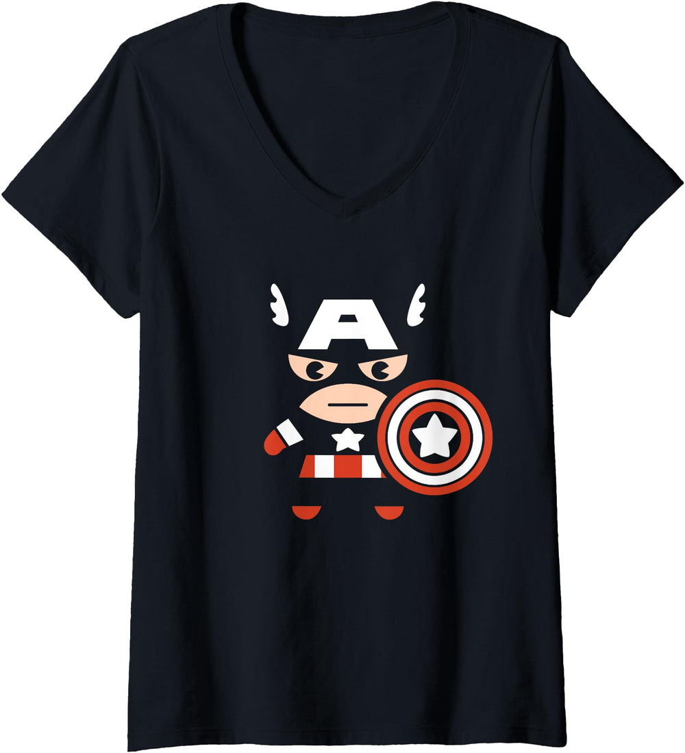Marvel Kawaii Chibi Captain America Sweatshirt - Custom Art Print Unisex
