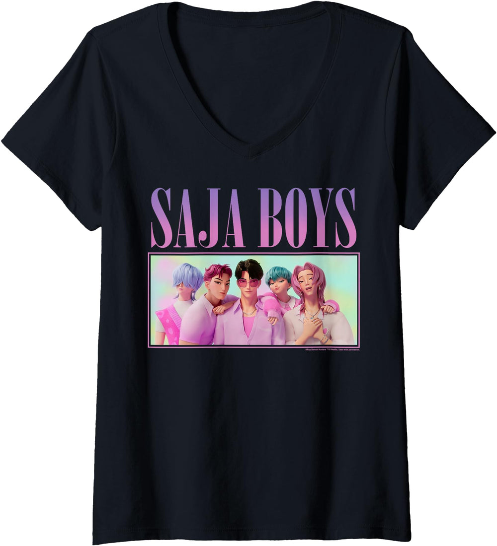 Authentic Womens Kpop Demon T-Shirt - Fun Novelty Design for Adults