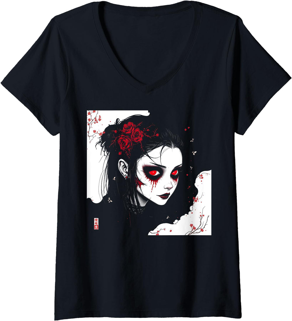 Womens Horror Anime Manga I Gothic T-Shirt - Streetwear Style Unisex