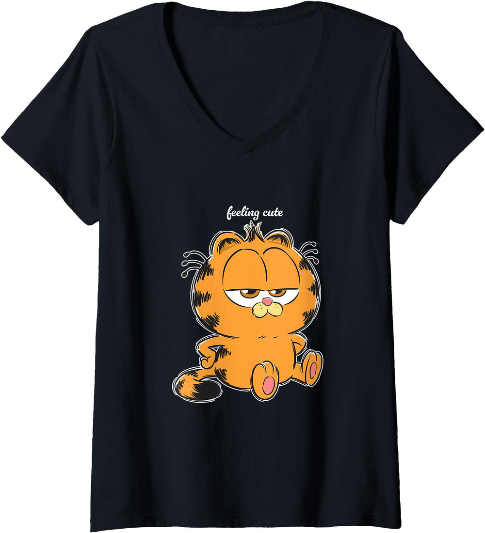 Handcrafted Womens Garfield Feeling Too Hoodie - Aesthetic Graphic Unisex