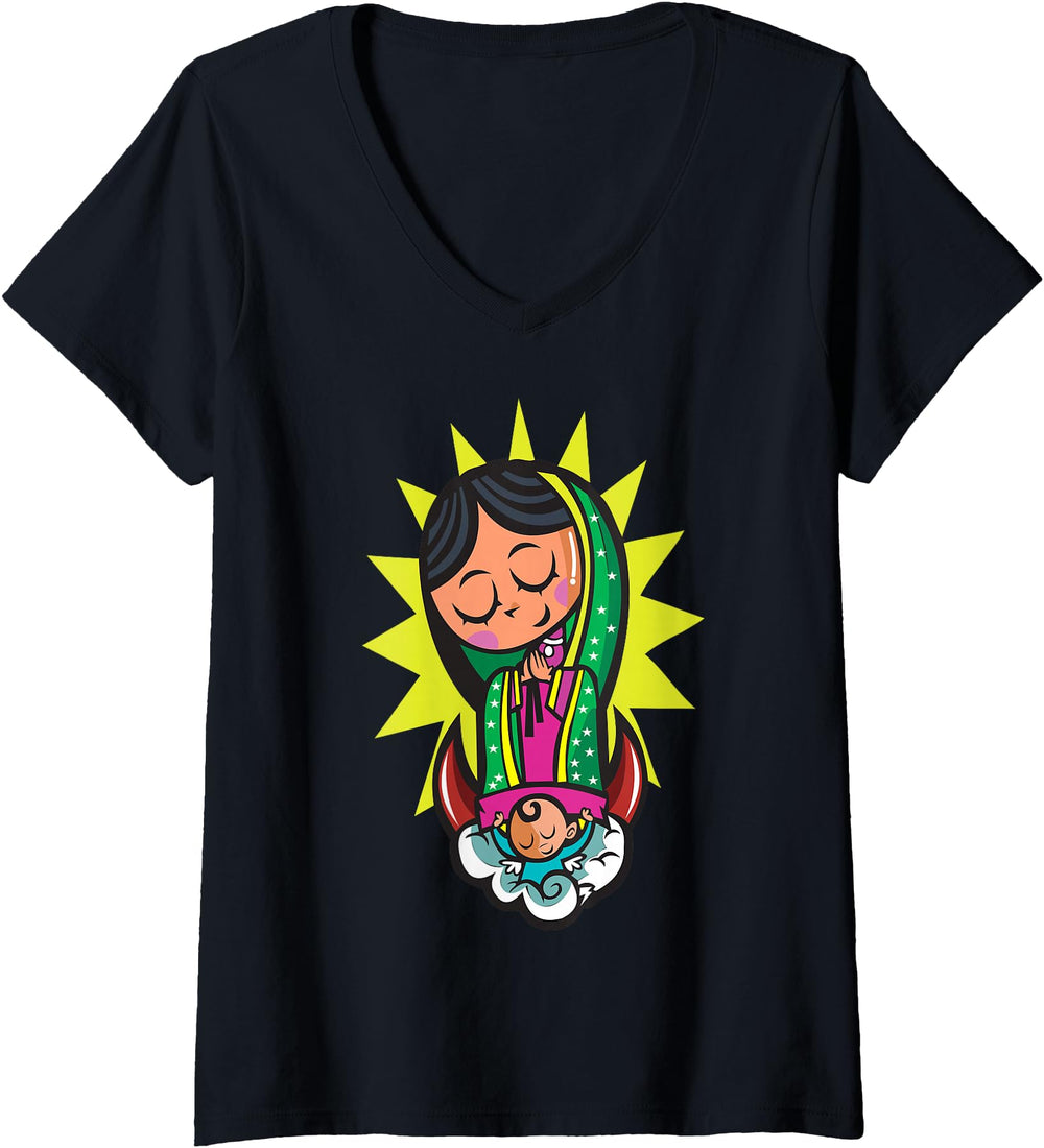 Original Womens Virgencita De Sweatshirt - Fun Novelty Design Men Women