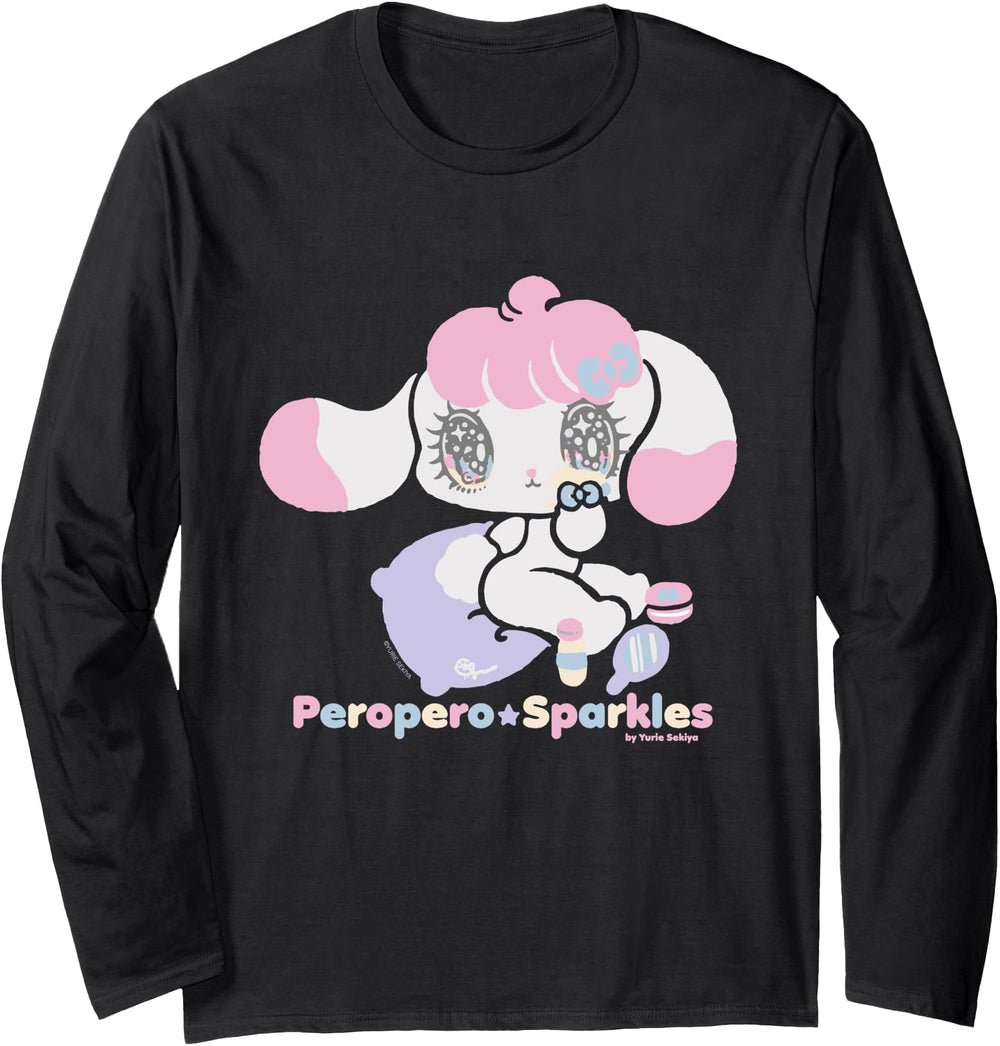 Handcrafted Peropero Sparkles Manga Sweatshirt - Minimalist Print Unisex