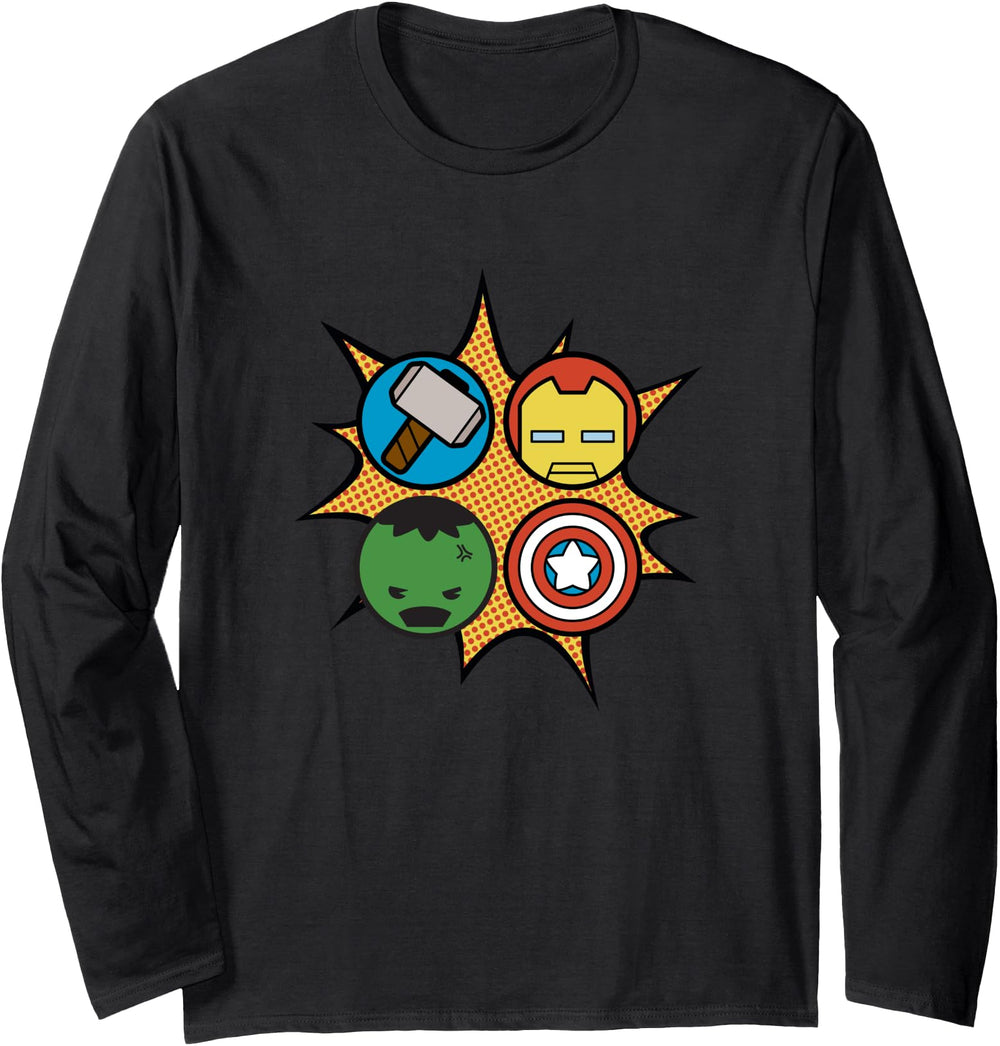Handcrafted Marvel Kawaii Chibi Sweatshirt - Unique Graphic for Adults
