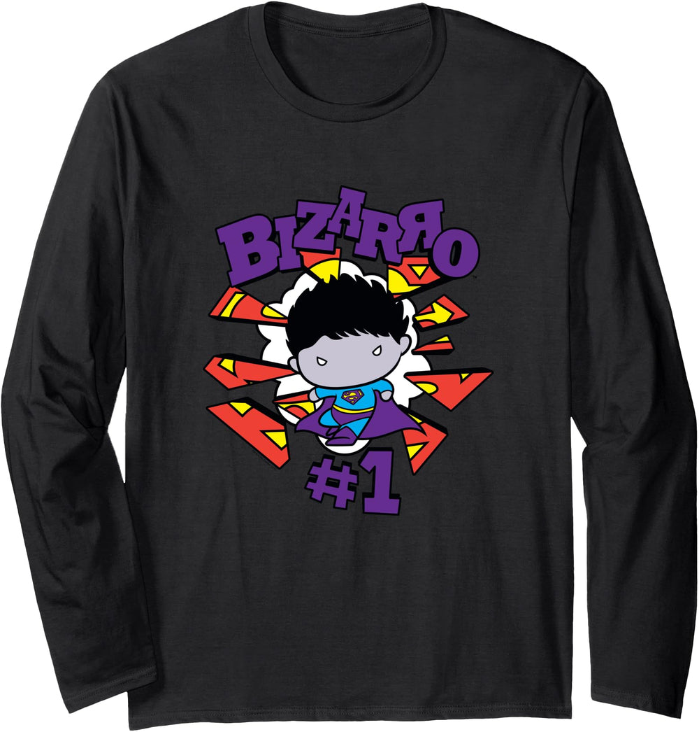 Authentic Superman Bizarro Chibi Sweatshirt - Casual Everyday Wear Unisex