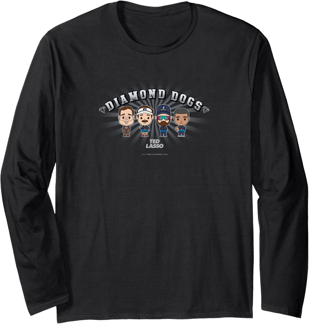 Handcrafted Ted Lasso Diamond Dogs T-Shirt - Custom Art Print Men Women