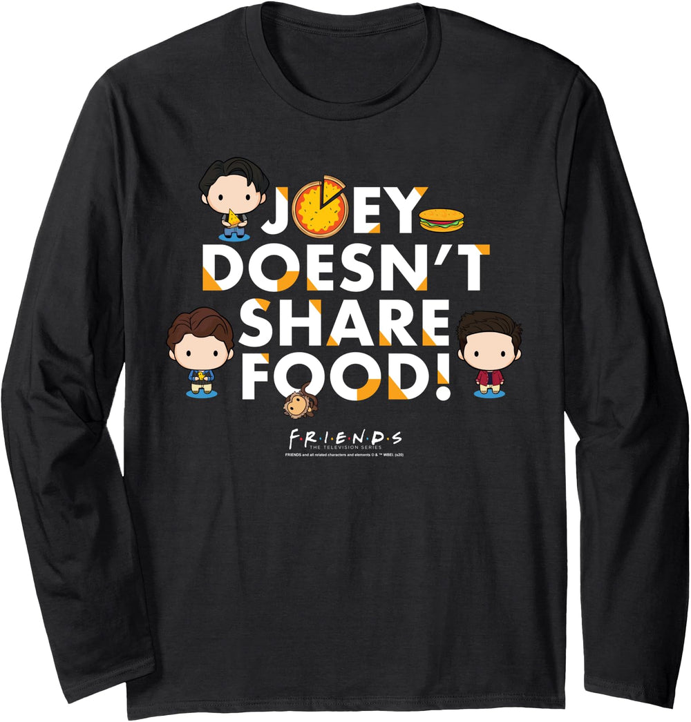 Authentic Friends Chibi Joey Doesn T T-Shirt - Custom Art Print for Adults
