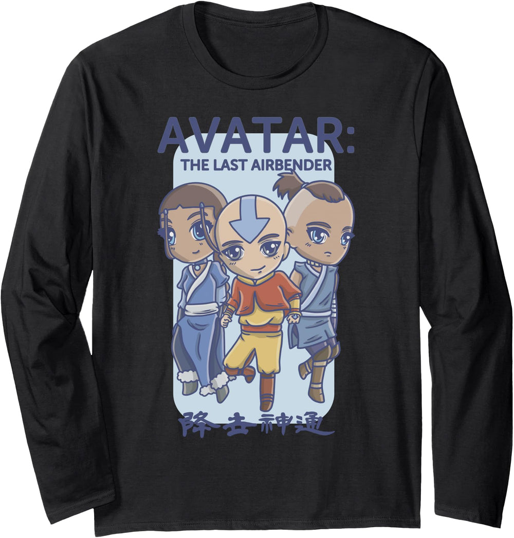 Original Avatar Last Airbender Chibi T-Shirt - Graphic Print for Adults