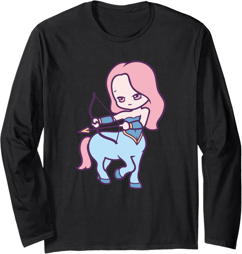 Manga Chibi Centaur Rare T-Shirt - Minimalist Print for Adults