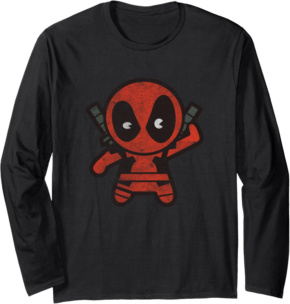 Exclusive Marvel Kawaii Chibi Deadpool Hoodie - Trendy Graphic for Adults