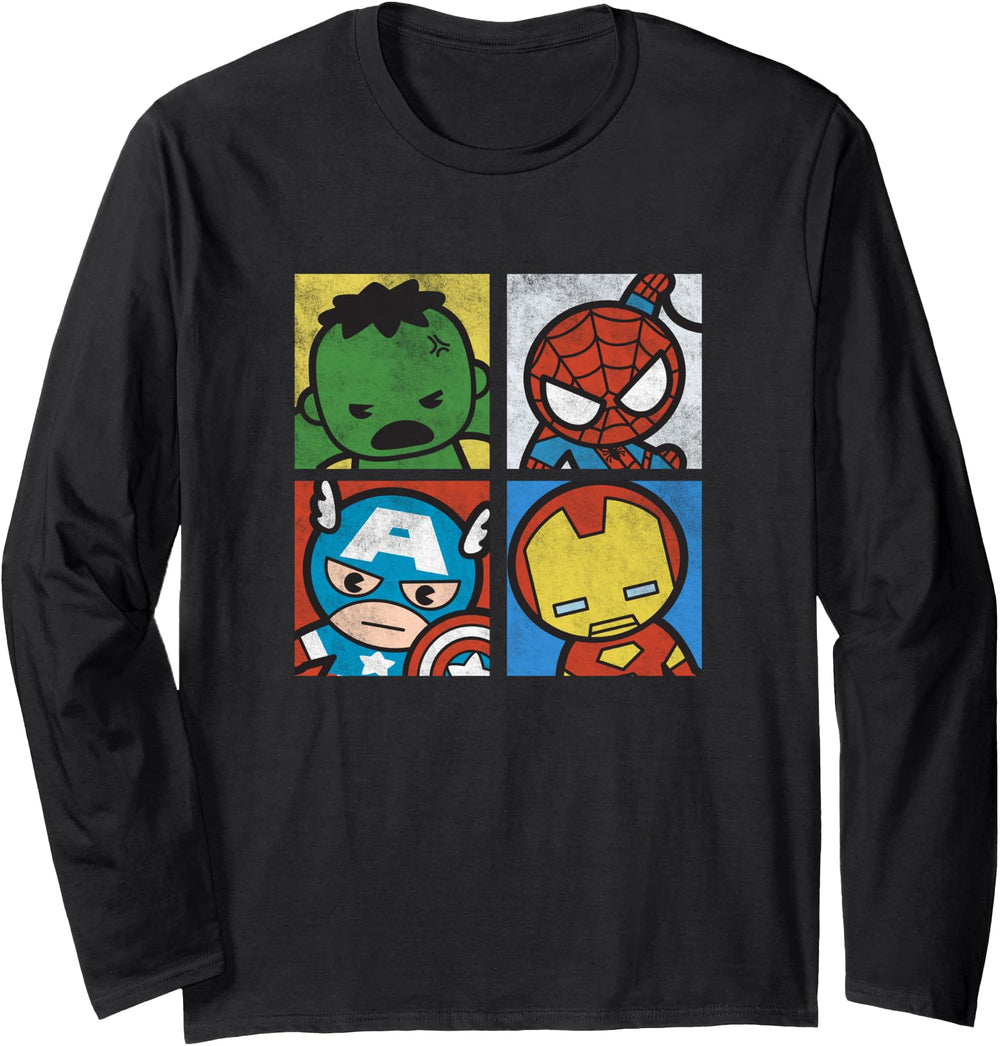 Authentic Marvel Kawaii Chibi Avengers Hoodie - Unique Graphic Men Women