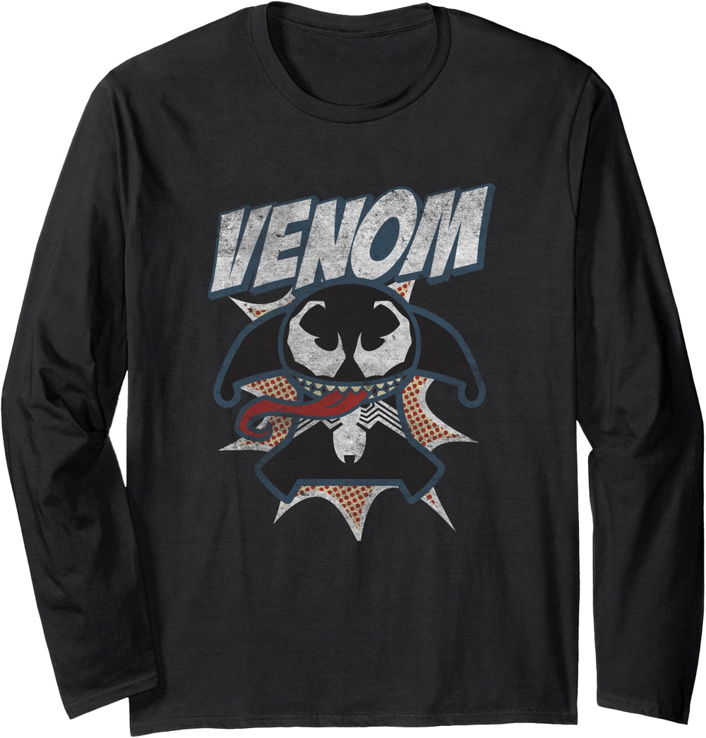 Handcrafted Marvel Kawaii Chibi Venom Hoodie - Novelty Apparel Men Women