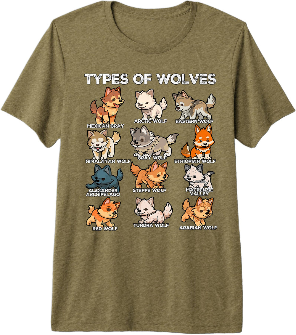 Original Types Wolves Wolf Animals Hoodie - Fun Novelty Design Men Women
