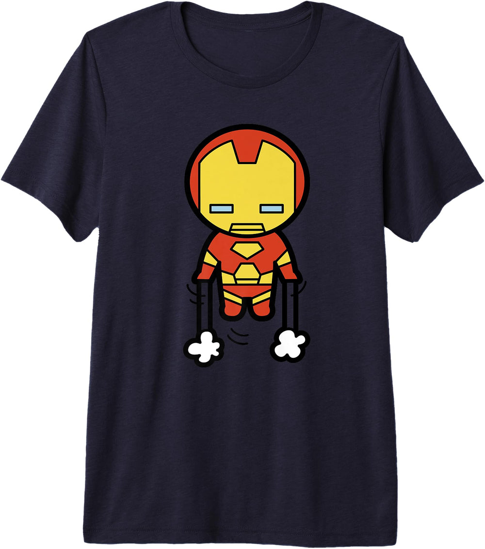 Marvel Kawaii Chibi Iron Repulsor T-Shirt - Novelty Apparel Men Women