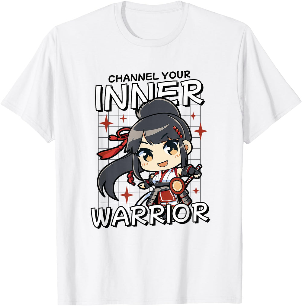 Handcrafted Inner Warrior Japan Chibi Hoodie - Aesthetic Graphic Men Women
