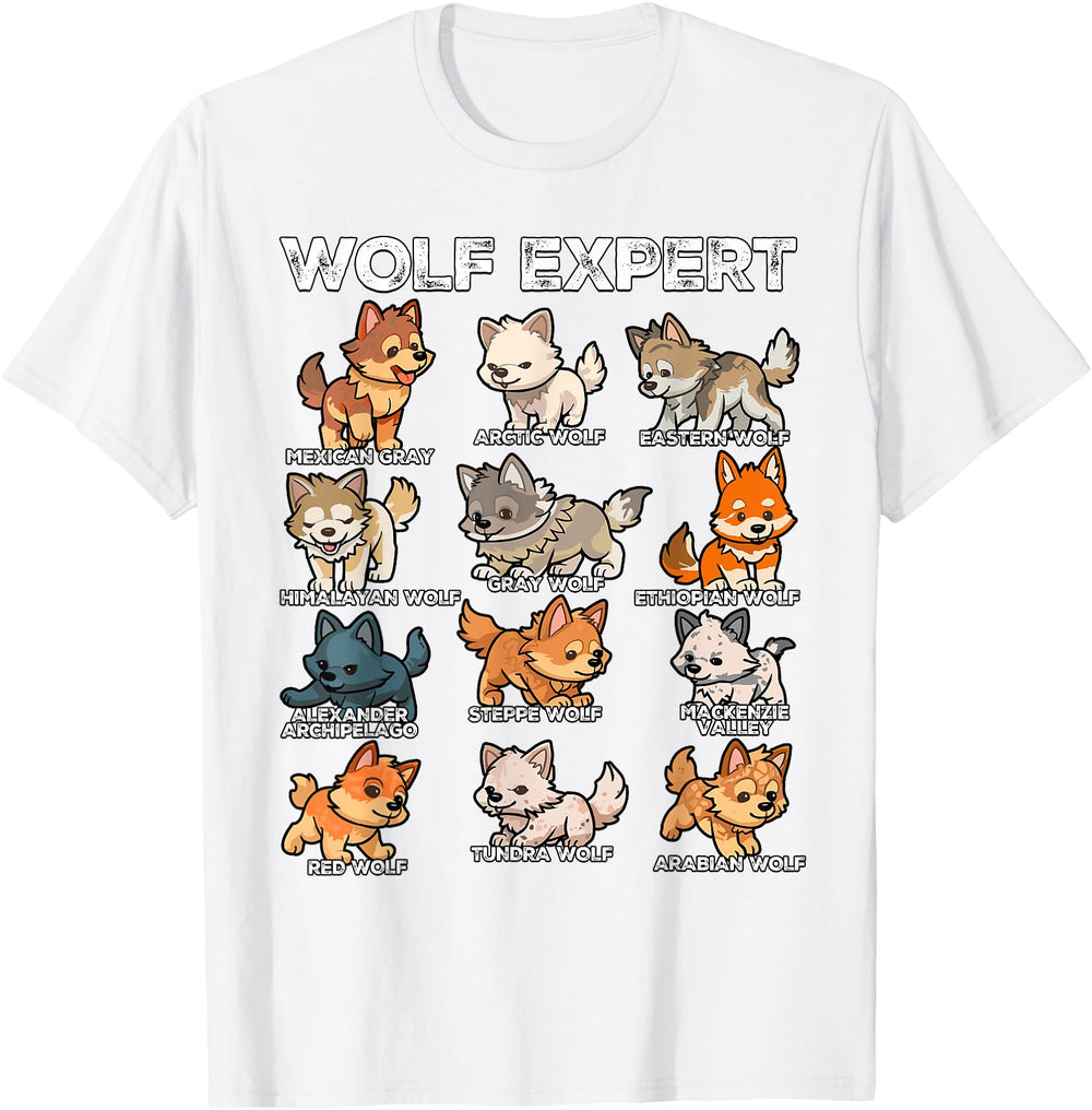 Handcrafted Wolf Expert Wolf Animals T-Shirt - Novelty Apparel Unisex