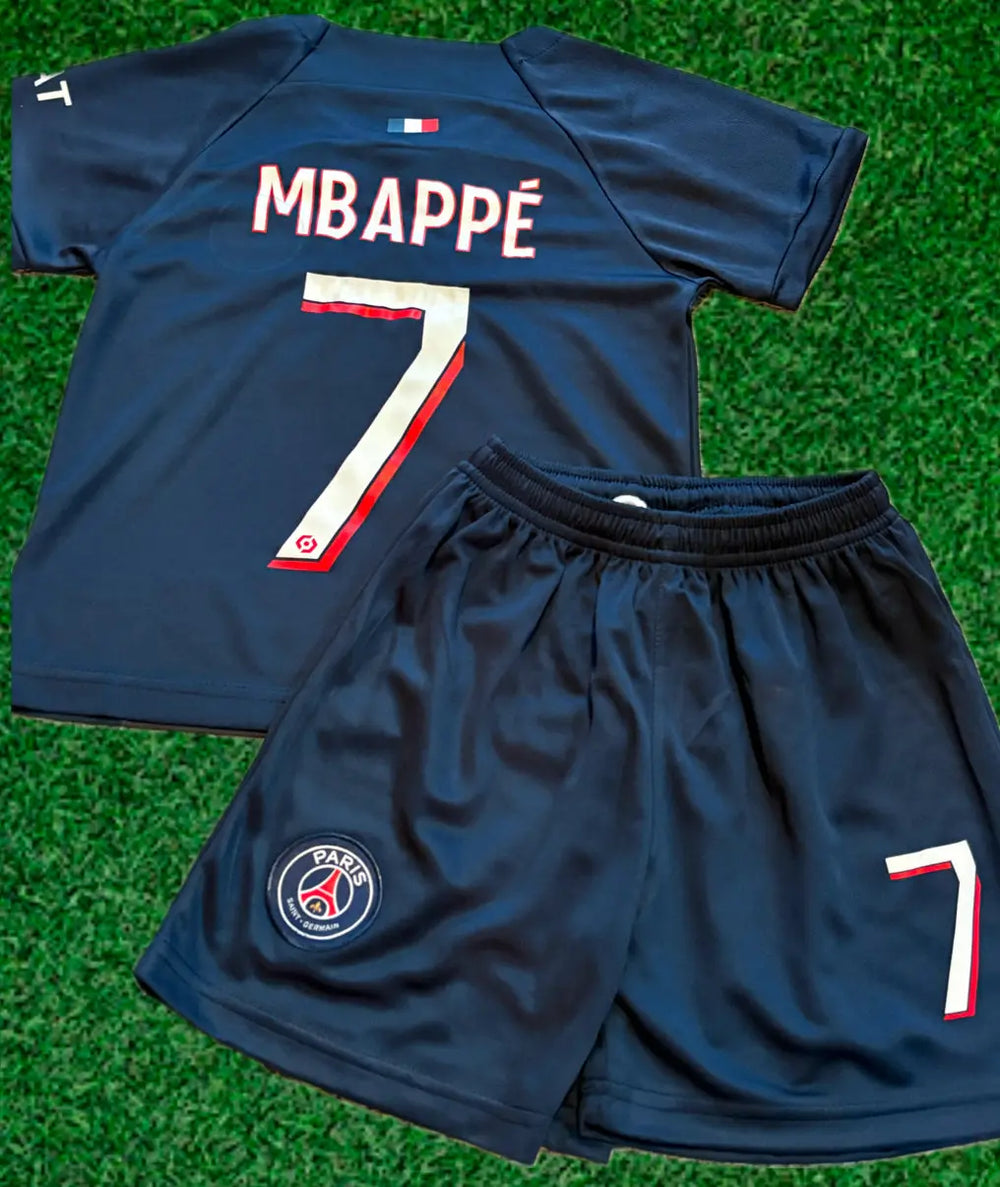 Kylian Mbappe PSG Soccer Jersey Toddler/Youth Soccer Jersey Kids Kit CustomKiddos.com